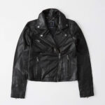 Women black  Biker Leather Jacket