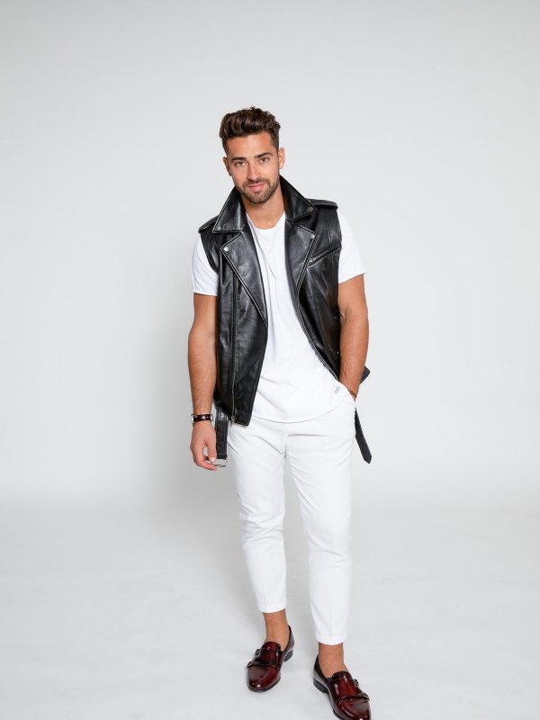 1-3-600x800-1.jpg Men Biker Leather Vest - Image 1