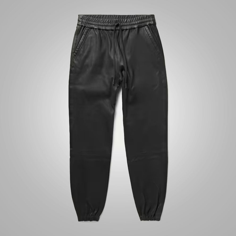 1_20aebc9c-a2f7-4dd7-9e92-6f5d221c3ef4.jpg Mens New Style Black Sheep Skin Leather Pant - Image 1