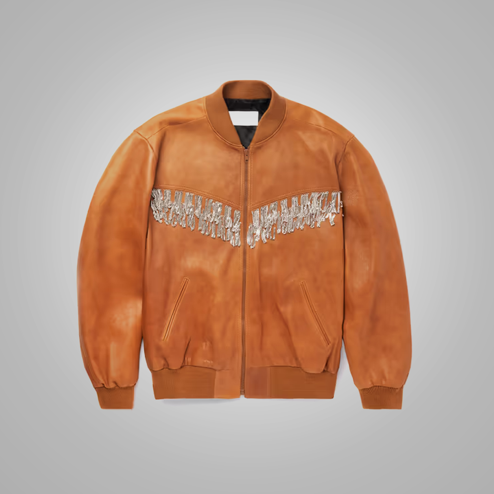1_495c0974-f7da-461f-bef4-fb866131db7c.png New Brown Cowboy Style Fringes Suede Sheepskin Leather Western Jacket For Men - Image 1