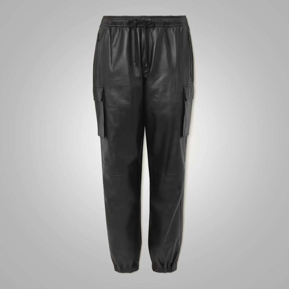 1_5e362e15-24f5-445d-a941-d64497361e70.png Mens Black Biker Leather Sheep Skin Pant - Image 1
