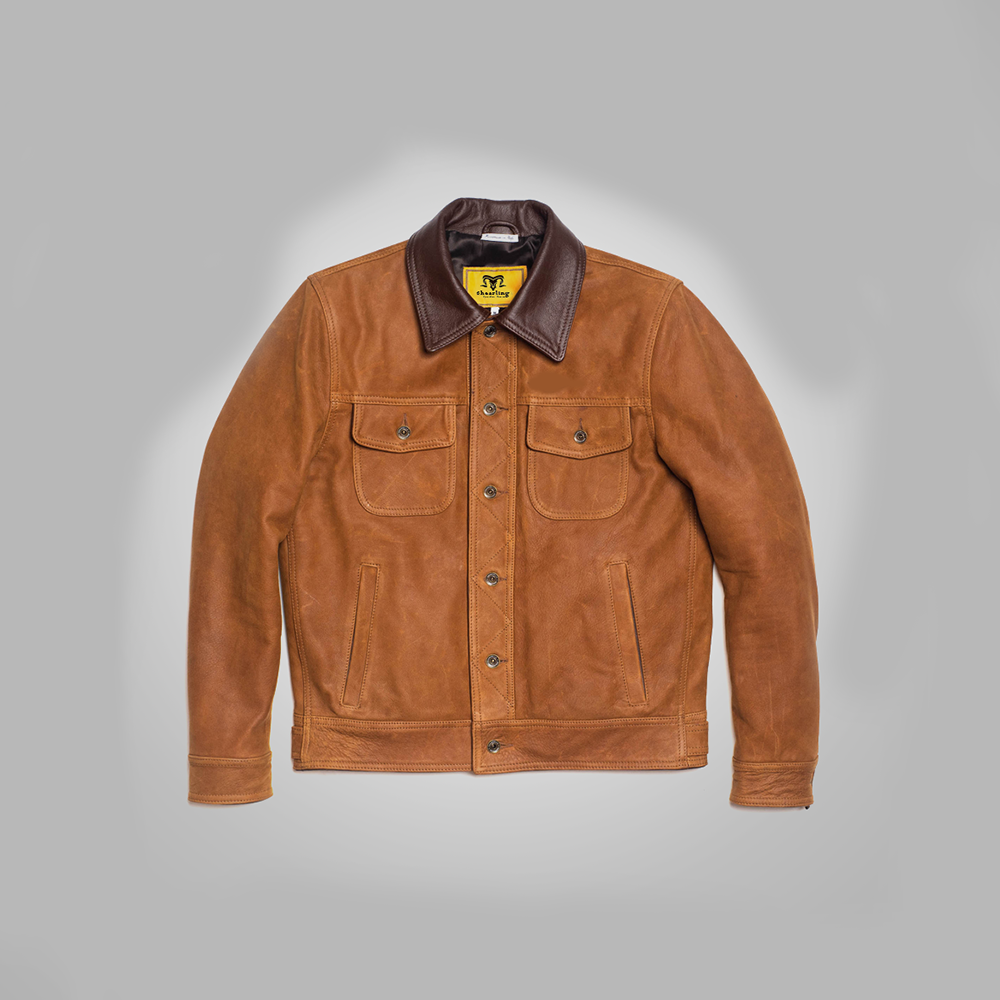 1_d95dc3b8-1ab6-4473-83cc-6fa0efc77223-1.png Brown Mens New Native American Western Suede Leather Jacket - Image 1