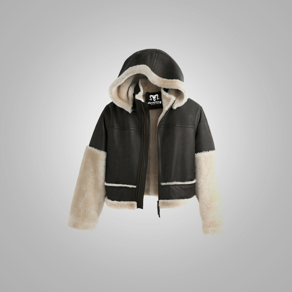 1_f459cff8-210b-4bbd-bafd-4f9be778b87f.png Womens Aviator Bomber Leather Jacket With Fur - Image 1