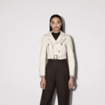 Women Biker cowhide leather Jacket - Image 2