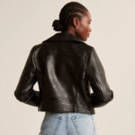 Women Biker Leather Jacket - Image 2