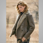 B3 Women Flying Aviator Real Fur Leather Bomber Jacket - Image 2