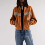 New Brown Cowboy Style Fringes Suede Sheepskin Leather Western Jacket For Men - Image 2