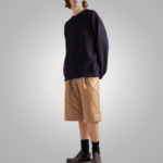 New Camel Mens Leather Shorts - Image 2