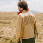 New Mens Native American Western Brown Leather Jacket - Image 2