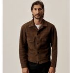 Men’s Suedu Leather  Bomber Jacket - Image 2