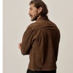 Men’s Suedu Leather  Bomber Jacket - Image 3