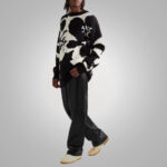Mens Real Black Sheep Skin Fashion Leather Jeans Pant - Image 3