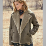B3 Women Flying Aviator Real Fur Leather Bomber Jacket - Image 4
