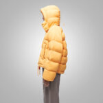 Womens Unique Flare Puffer Jacket - Image 4