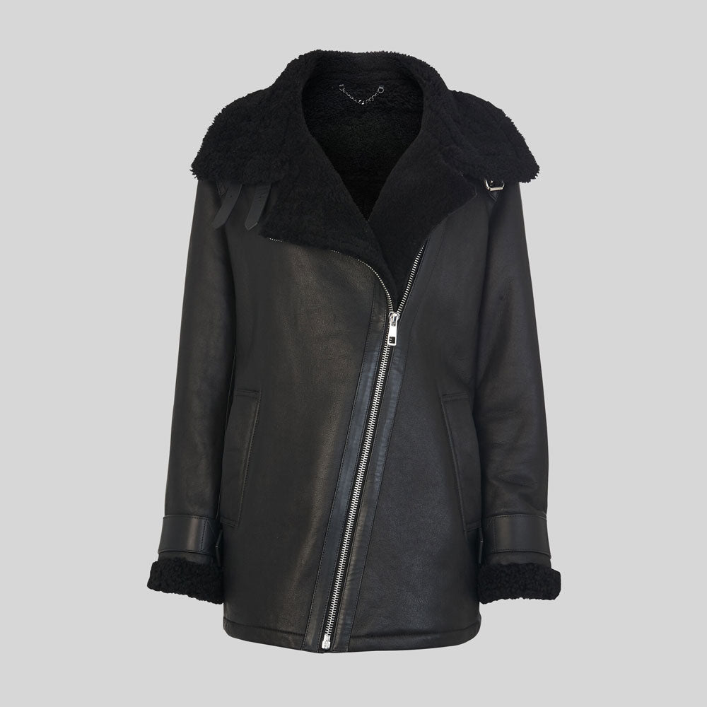 5_02d39551-245a-4edd-bbdc-ca8149f56314.jpg SHEARLING BRIANNA BIKER JACKET - Image 1