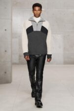 Black Mens Leather Real Sheep Skin Leather Biker Pant - Image 5