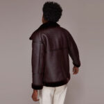 LAUREN FAUX FUR SHEARLING BIKER LEATHER - Image 2