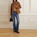 New Women's Brown Buttery Soft Suede Leather Shirt - Image 3