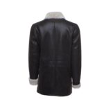 Jozef's 3/4 length brown shearling buttoned coat - Image 2