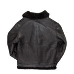 B-3 Black Hooded Bomber Jacket - Image 2