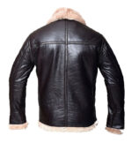 B3 Shearling Aviator Bomber Jacket - Image 4