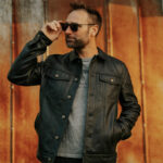 B3 Black Mens Rugged Style Sheepskin Leather Motorcycle Jacket - Image 3