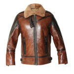 B3 RAF Sheepskin Leather Brown Pilot Jacket