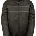 Black Vented Reflective Jacket
