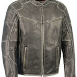 Men's Vintage Distressed Triple Vented Jacket
