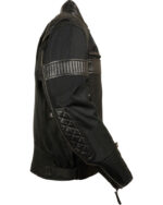 Men's Black Textile Scooter Riding Motorbike Jacket - Image 2