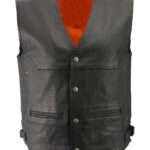 Black Deep Pocket Vest