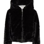 Malia Fur Black Leather Jacket
