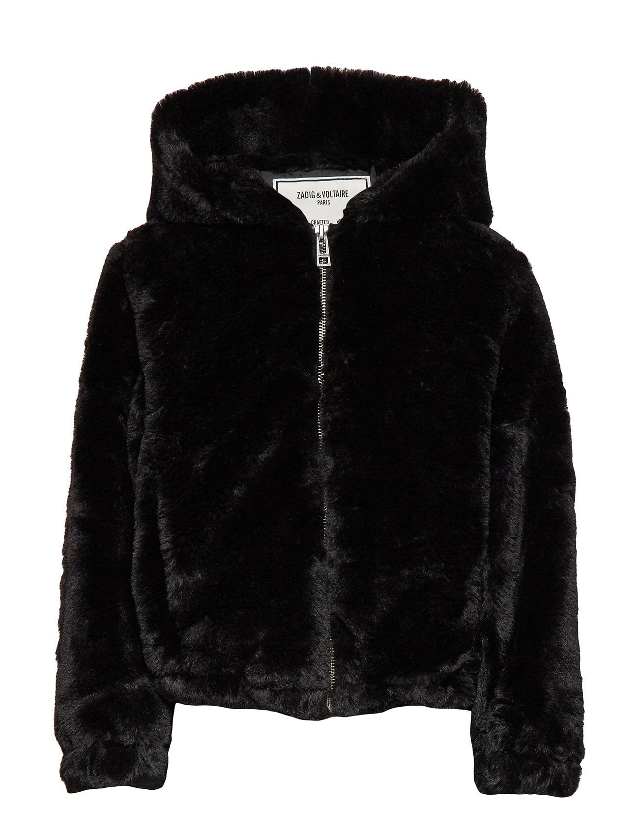 Black-Leather-Malia-Jacket.jpg Malia Fur Black Leather Jacket - Image 1