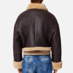 Brown aviator jacket womens - Image 3