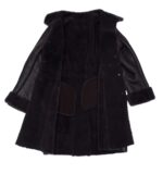 Shaunna's buttoned 3/4 length shearling coat - Image 4
