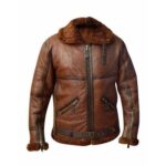 Men Aviator Leather Jackets - Image 2