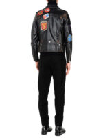 Men Biker Leather Jacket - Image 2