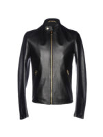 Men Shinny Black Leather Jacket - Image 3