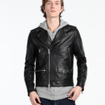 Men Stylish Biker Leather Jacket