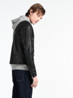 Men Stylish Biker Leather Jacket - Image 3