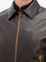 Men Traditional Black Leather Jacket - Image 4