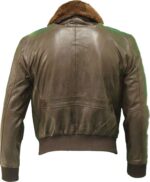 American Style A2 Flying Pilot Leather Bomber Jacket - Image 2