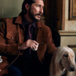Men's Brown Suede Leather Cowboy Western Jacket - Image 2