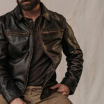 Men's Classic Brown Flight Leather Jacket - Image 5