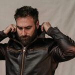 Men's Classic Brown Flight Leather Jacket - Image 3