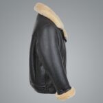 Mens B3 Flying Cockpit Aviator Shearling Jacket - Image 3