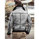 Mens Sheepskin Raf Airforce Pilot Shearling Aviator Jacket - Image 2