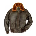 U.S. Navy Lambskin G-1 Shearling Flight Jacket - Image 3
