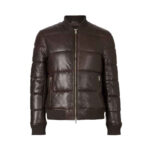 BOWEN LEATHER PUFFER BOMBER JACKET - Image 2