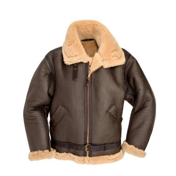 R.A.F-Sheepskin-Bomber-Jacket-1.jpg RAF Sheepskin B3 Bomber Jacket - Image 1